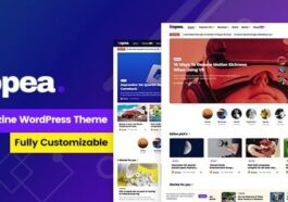 Bopea Newspaper & Magazine WordPress Theme Nulled Free Download