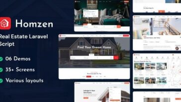 Homzen Laravel Real Estate Agency Portal Multilingual Nulled Free Download