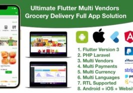 grocery delivery services ecommerce multi vendors Nulled Free Download