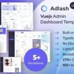 Adlash Vuejs Admin Dashboard Template Nulled Free Download